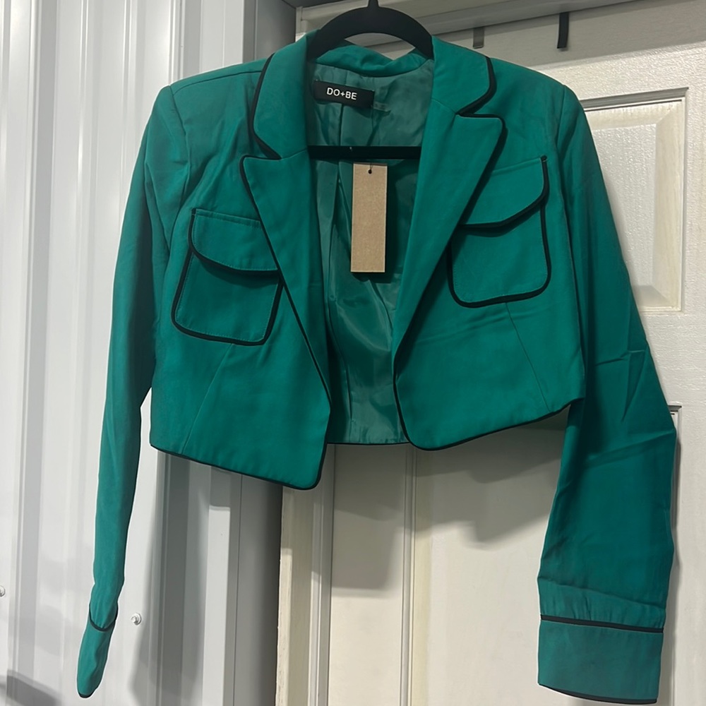 Emerald Green Western Blazer